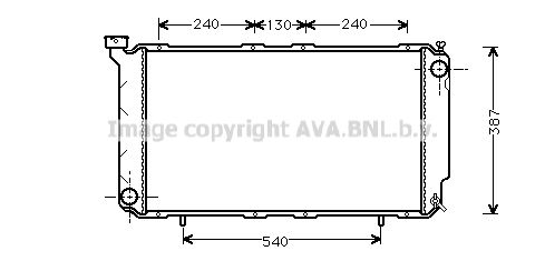 AVA QUALITY COOLING Radiators, Motora dzesēšanas sistēma SUA2010